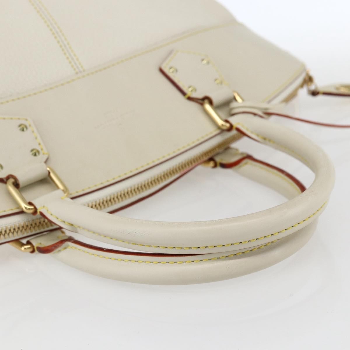 Louis Vuitton Suhali Lockit Leather, White, Leather, Handbag