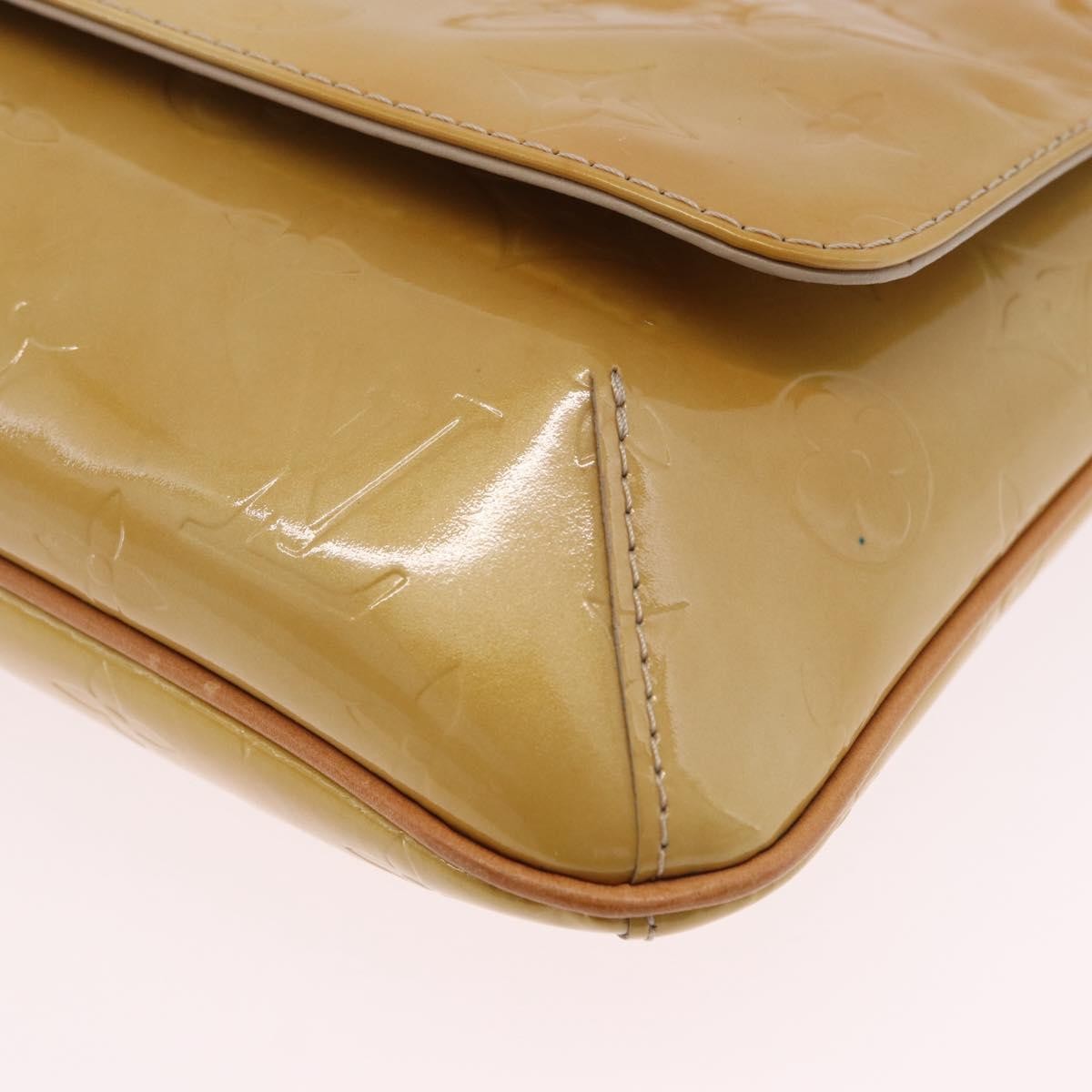 Louis Vuitton Thompson Street Monogram Vernis, Yellow, Patent Leather, Shoulder Bag