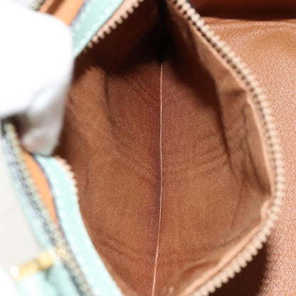 Celine Vintage Leather, Blue, Leather, Handbag