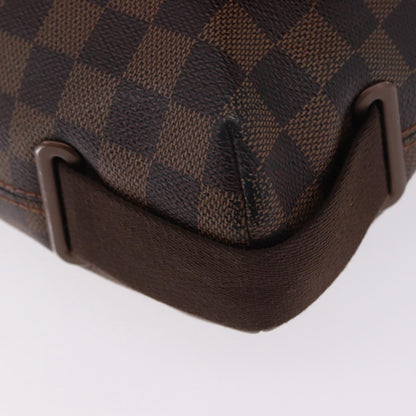 Louis Vuitton Brooklyn Damier Ebene, Brown, Canvas, Shoulder Bag