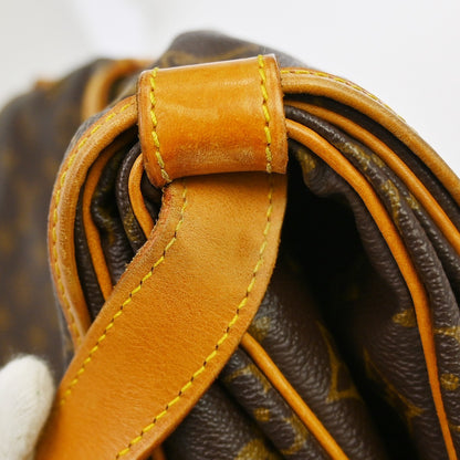 Louis Vuitton Saumur Monogram Canvas, Brown, Canvas, Shoulder Bag