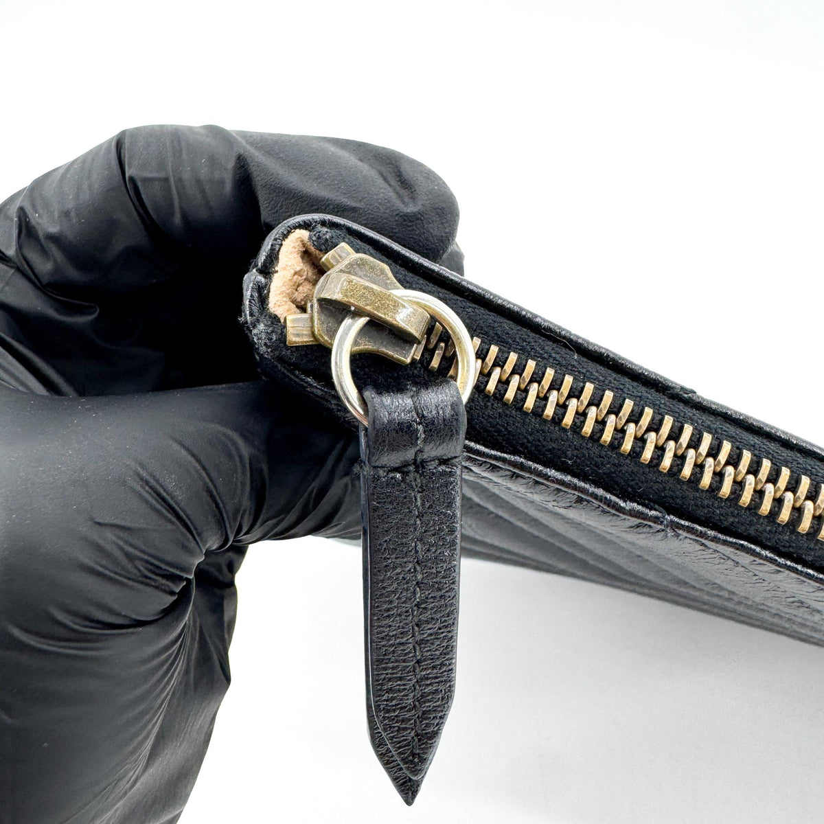 Gucci GG Marmont Pouch Matelasse Leather, Black, Leather, Clutch