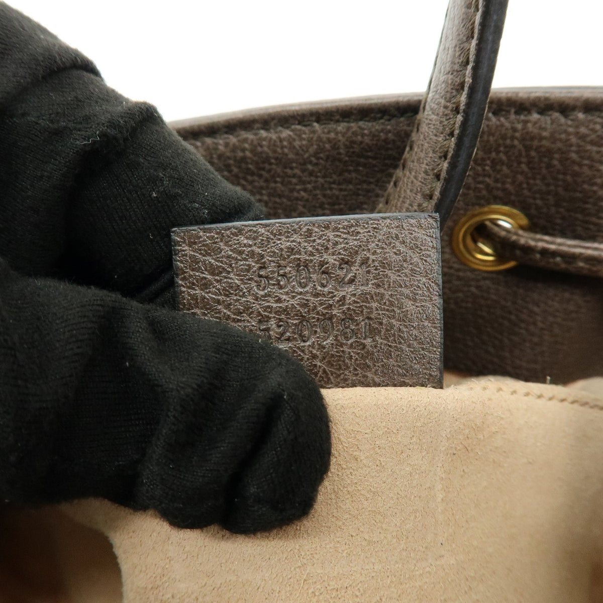 Gucci Ophidia Bucket GG Coated Canvas, Beige, Canvas, Handbag