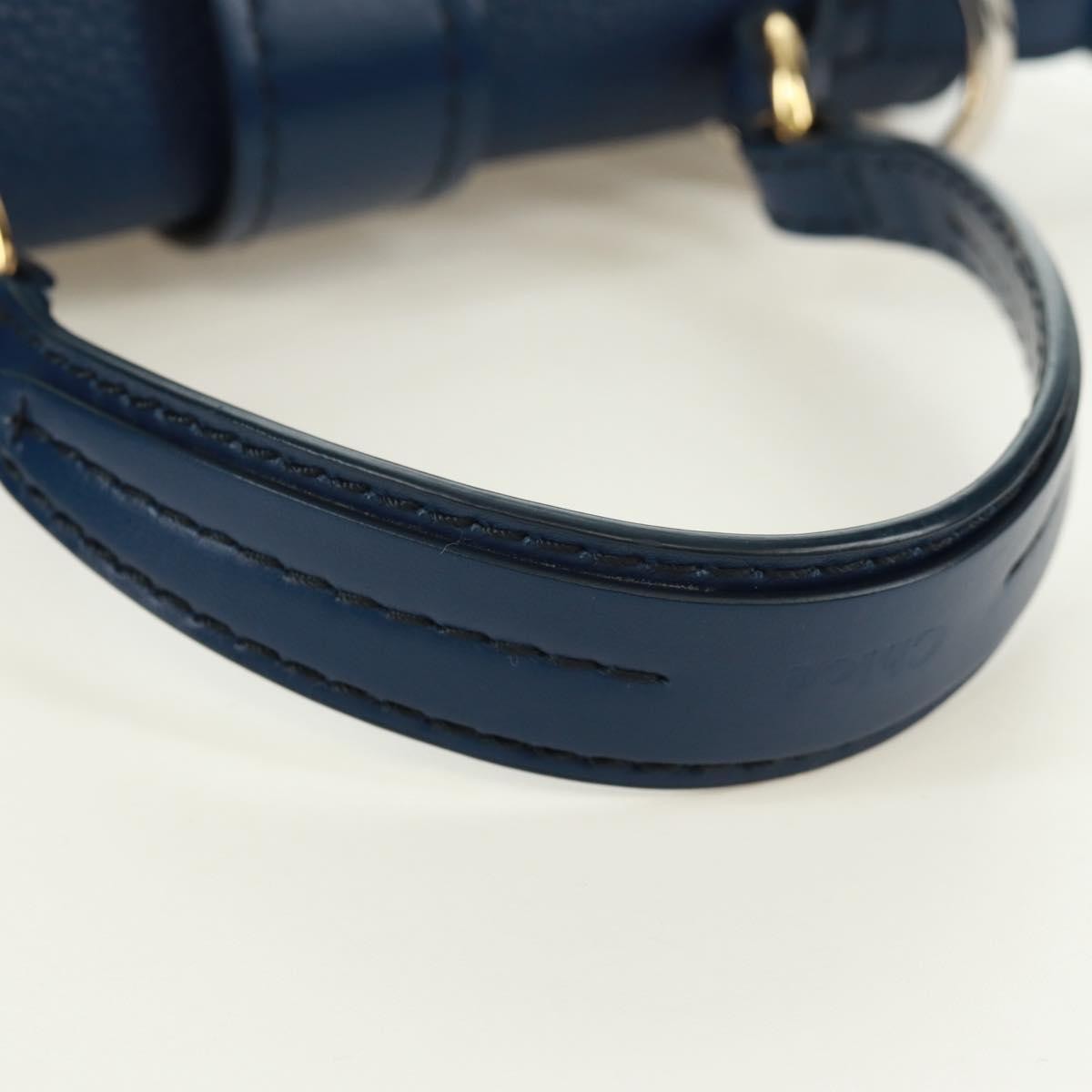 Chloe Aby Day Leather, Blue, Leather, Handbag