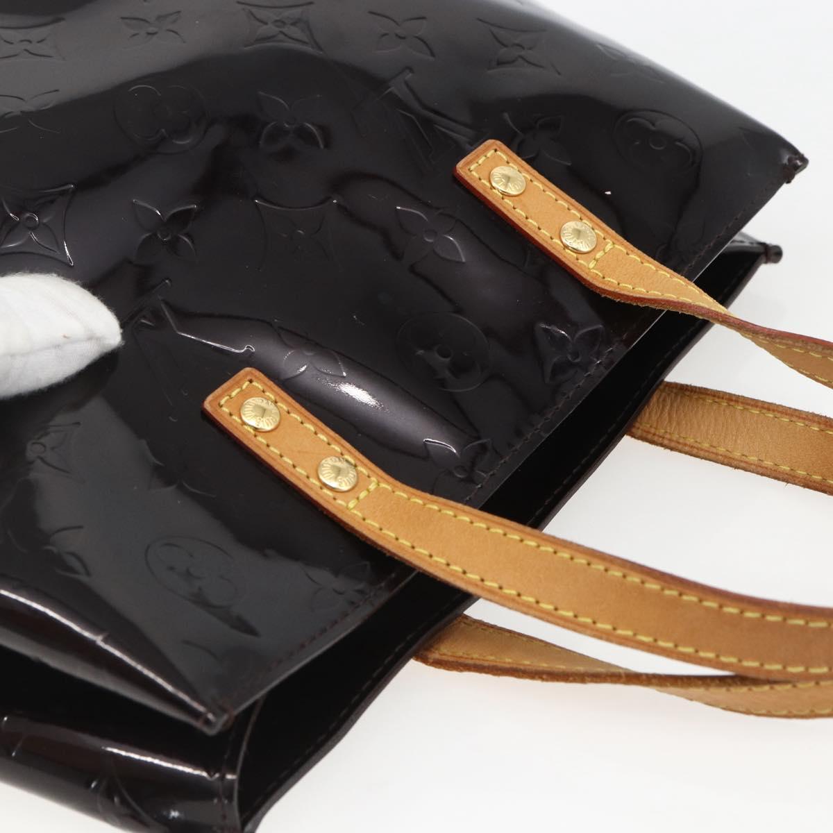 Louis Vuitton Reade Handbag Monogram Vernis, PURPLE, PATENT_LEATHER, Handbag