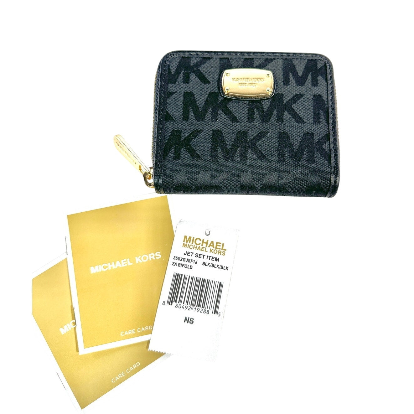 MICHAEL KORS Jet Set Bi Fold Zip Wallet