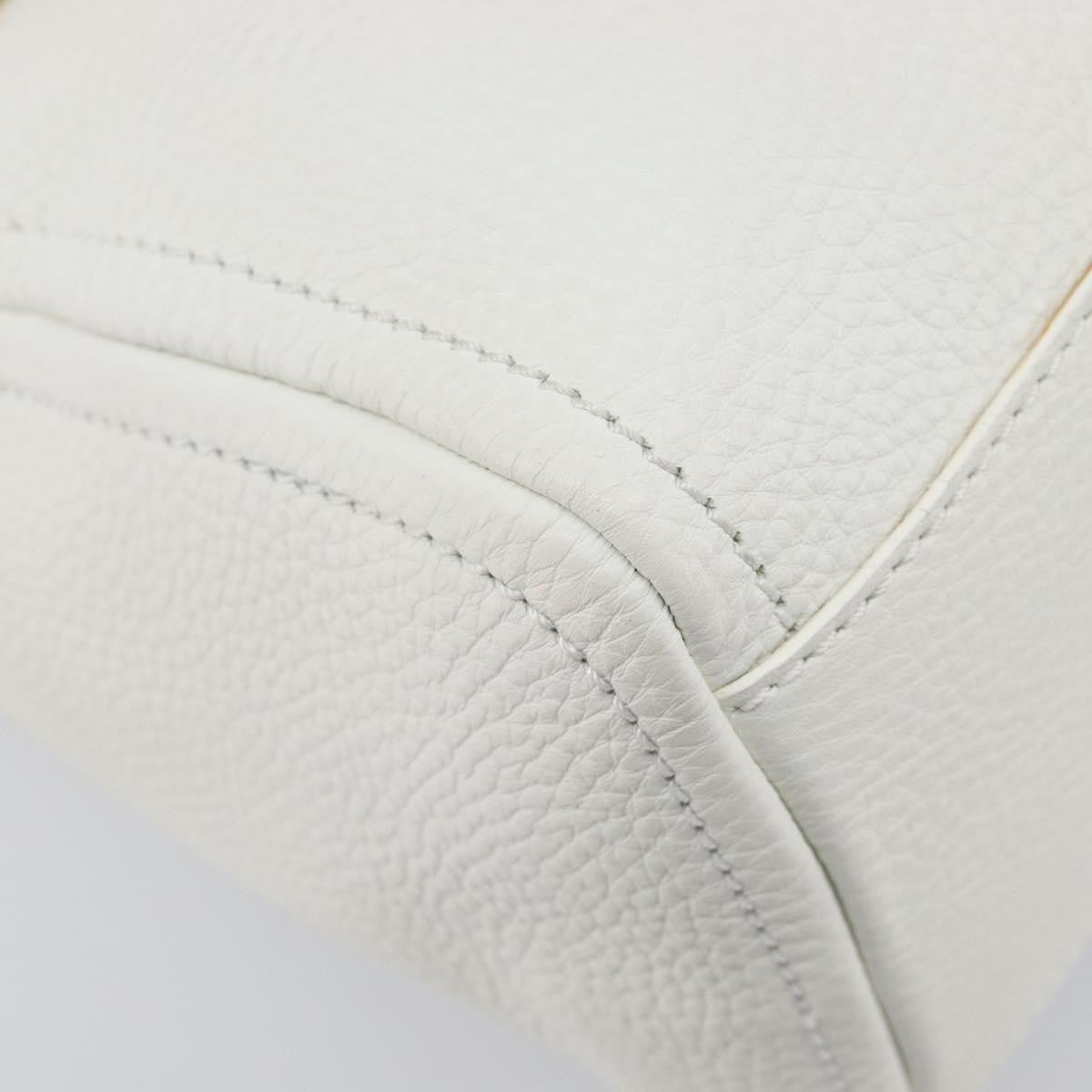 Celine Handbag Leather, White, Leather, Handbag