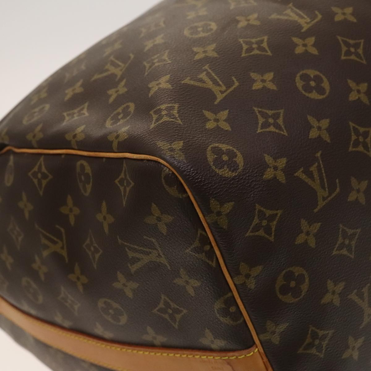 Louis Vuitton Keepall Bag Monogram Canvas, BROWN, CANVAS, Travel bag