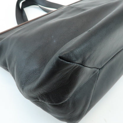Loewe Tote Leather, Black, Leather, Tote Bag