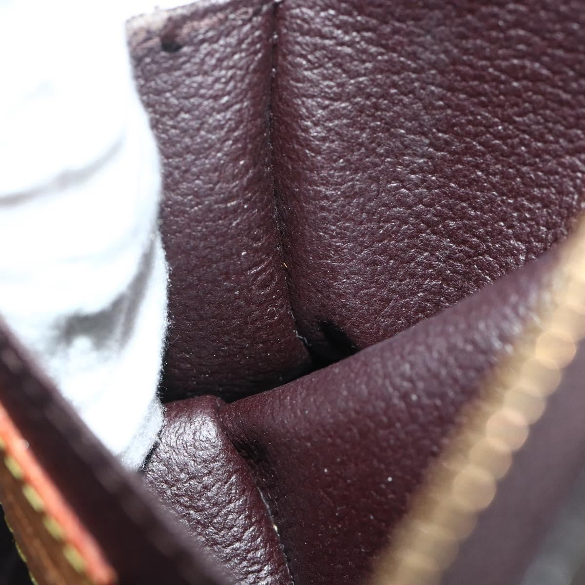 Louis Vuitton Cosmetic Monogram Vernis, Burgundy, Patent Leather, Toiletry Case