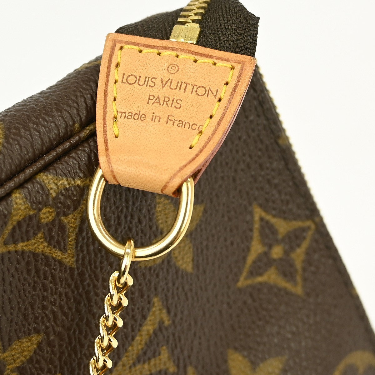 Louis Vuitton Mini pochette accessoires Canvas, Brown, Canvas, Clutch