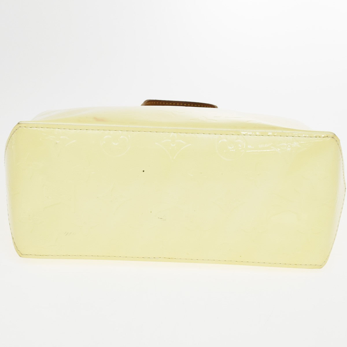 Louis Vuitton Reade Monogram Vernis, Yellow, Patent Leather, Handbag