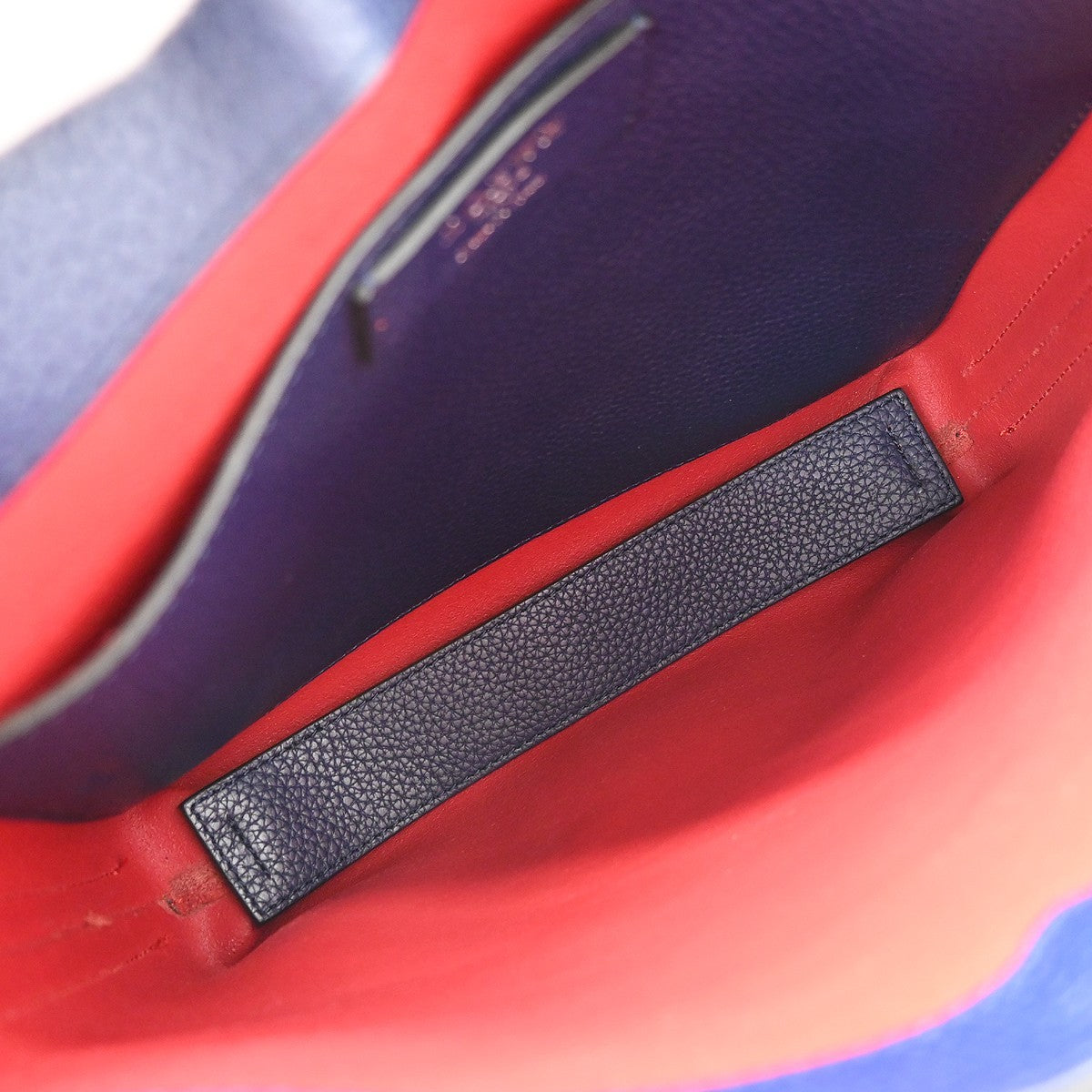 Loewe Anagram Leather, Blue, Leather, Shoulder Bag