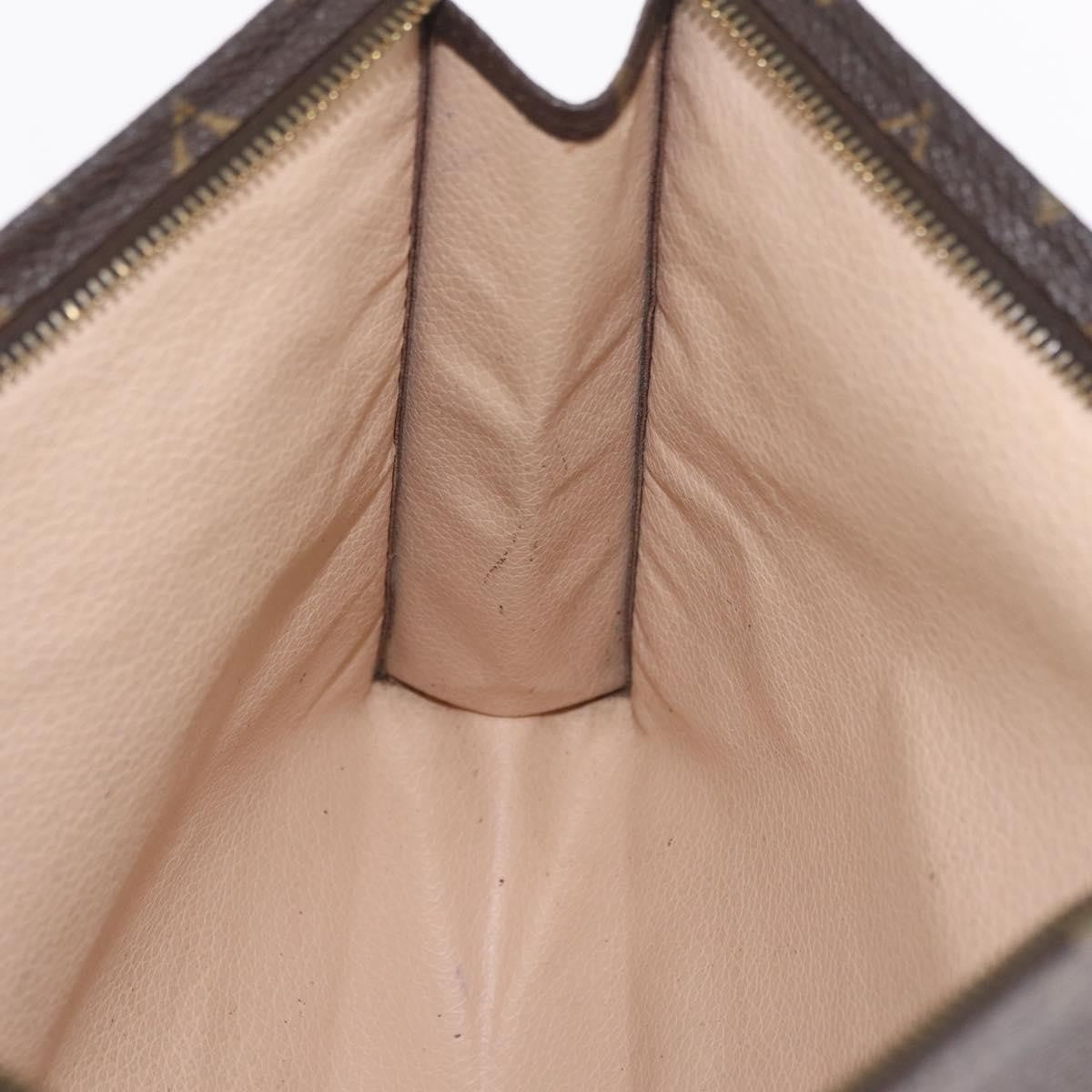 Louis Vuitton Toiletry Pouch Monogram Canvas, Brown, Canvas, Clutch