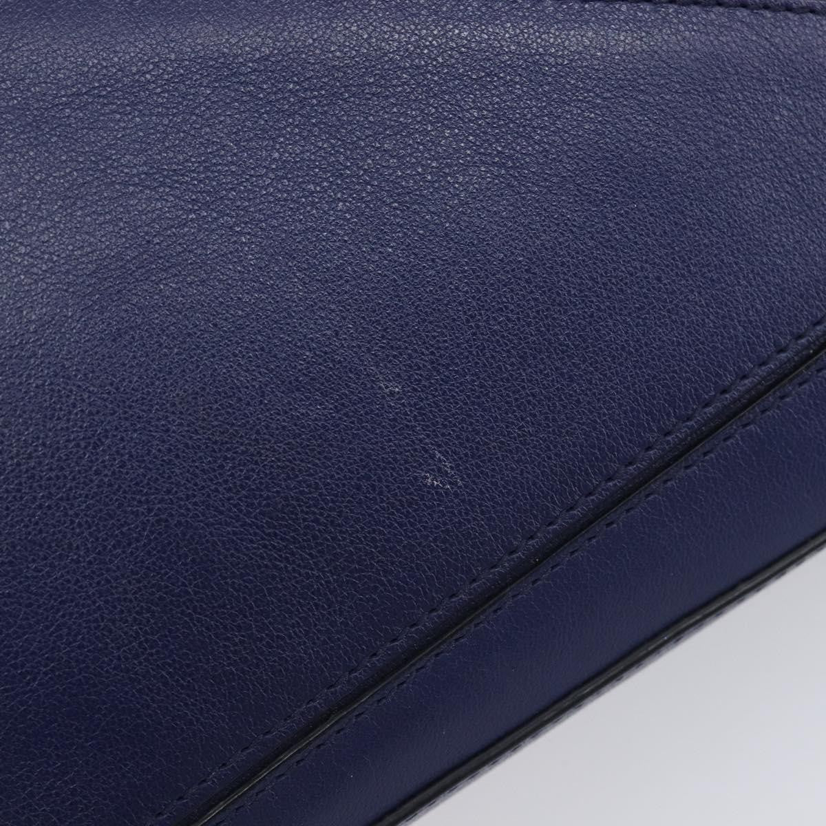 Loewe Puzzle Clutch Leather, Navy, Leather, Clutch