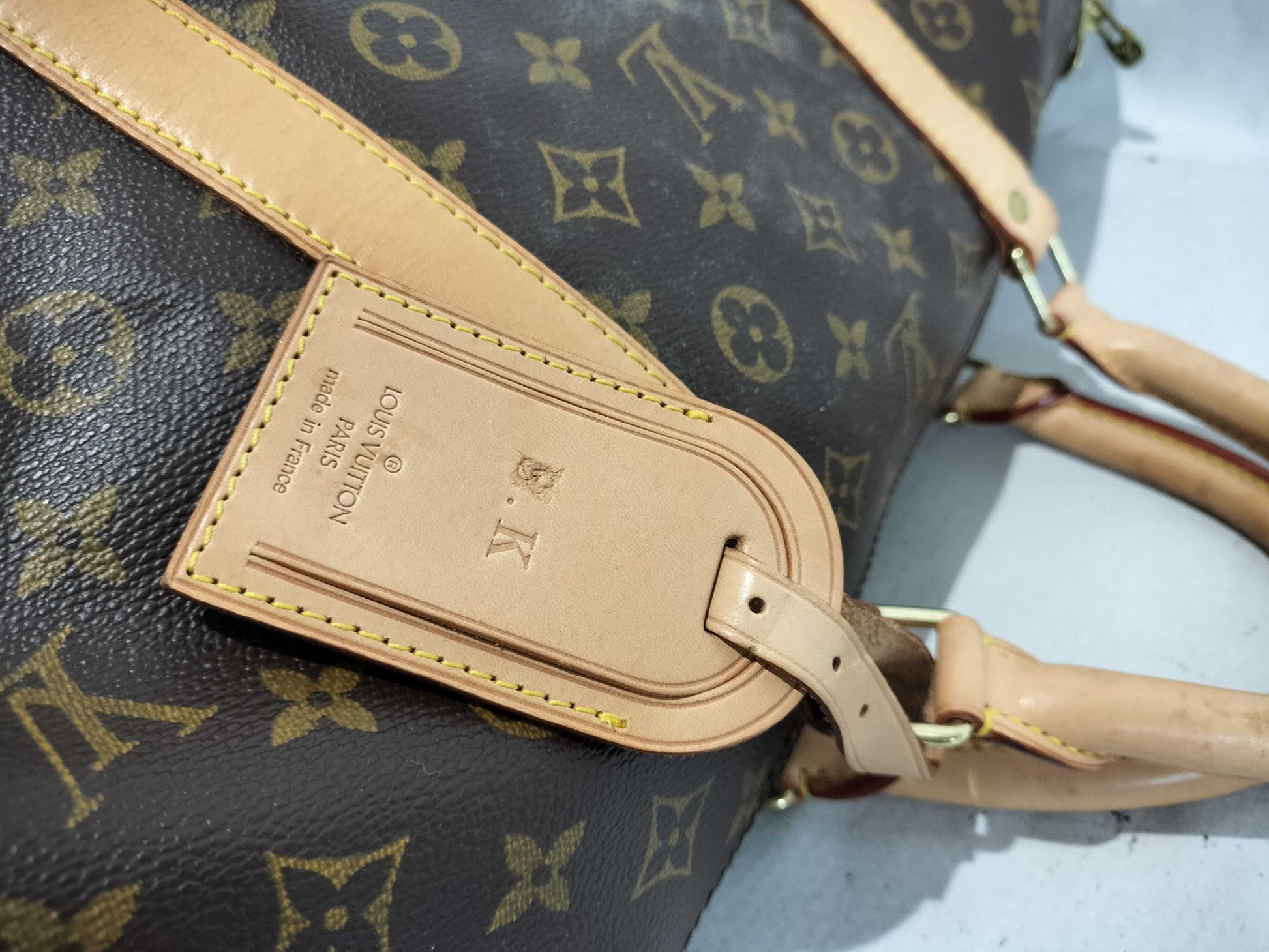 Louis Vuitton Keepall Monogram Canvas, Brown, Canvas, Travel Bag