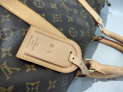 Louis Vuitton Keepall Monogram Canvas, Brown, Canvas, Travel Bag