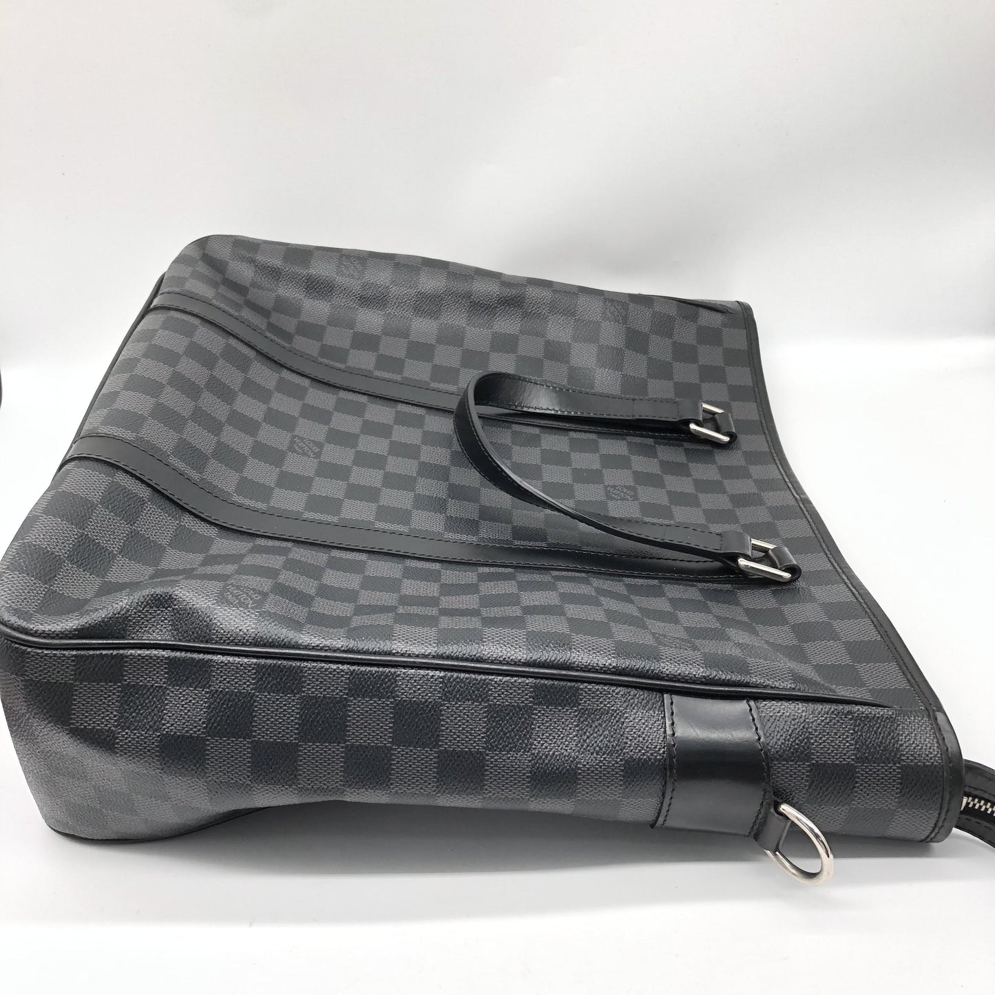 Louis Vuitton Tadao Damier, Gray, Canvas, Tote Bag