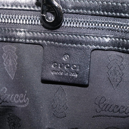 Gucci Indy Tote PVC Leather, Black, PVC, Tote Bag
