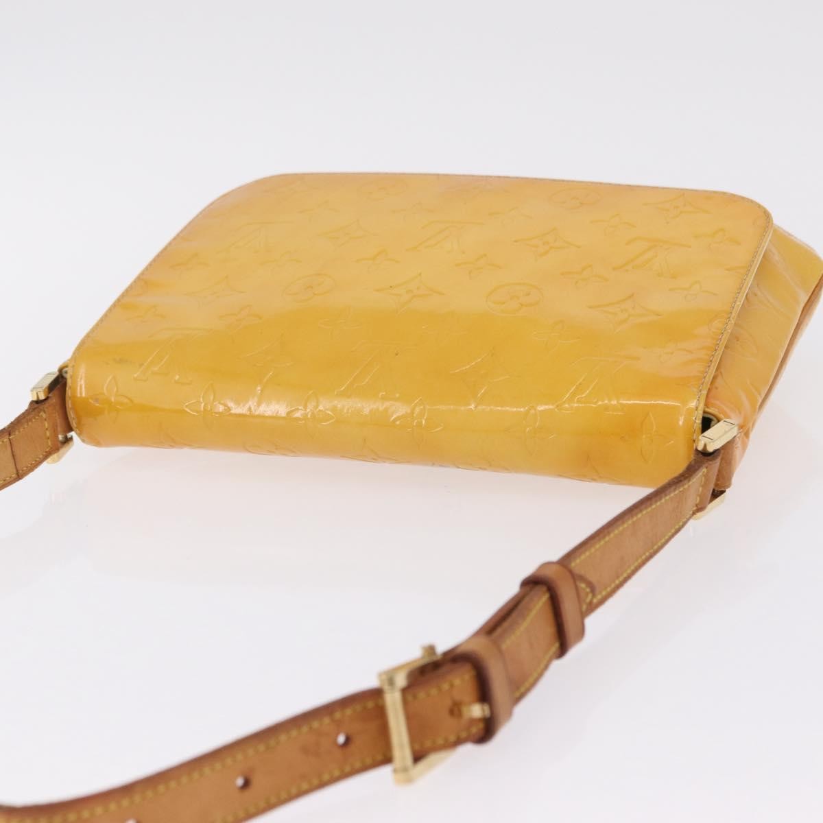 Louis Vuitton Thompson Street Monogram Vernis, Yellow, Patent Leather, Shoulder Bag