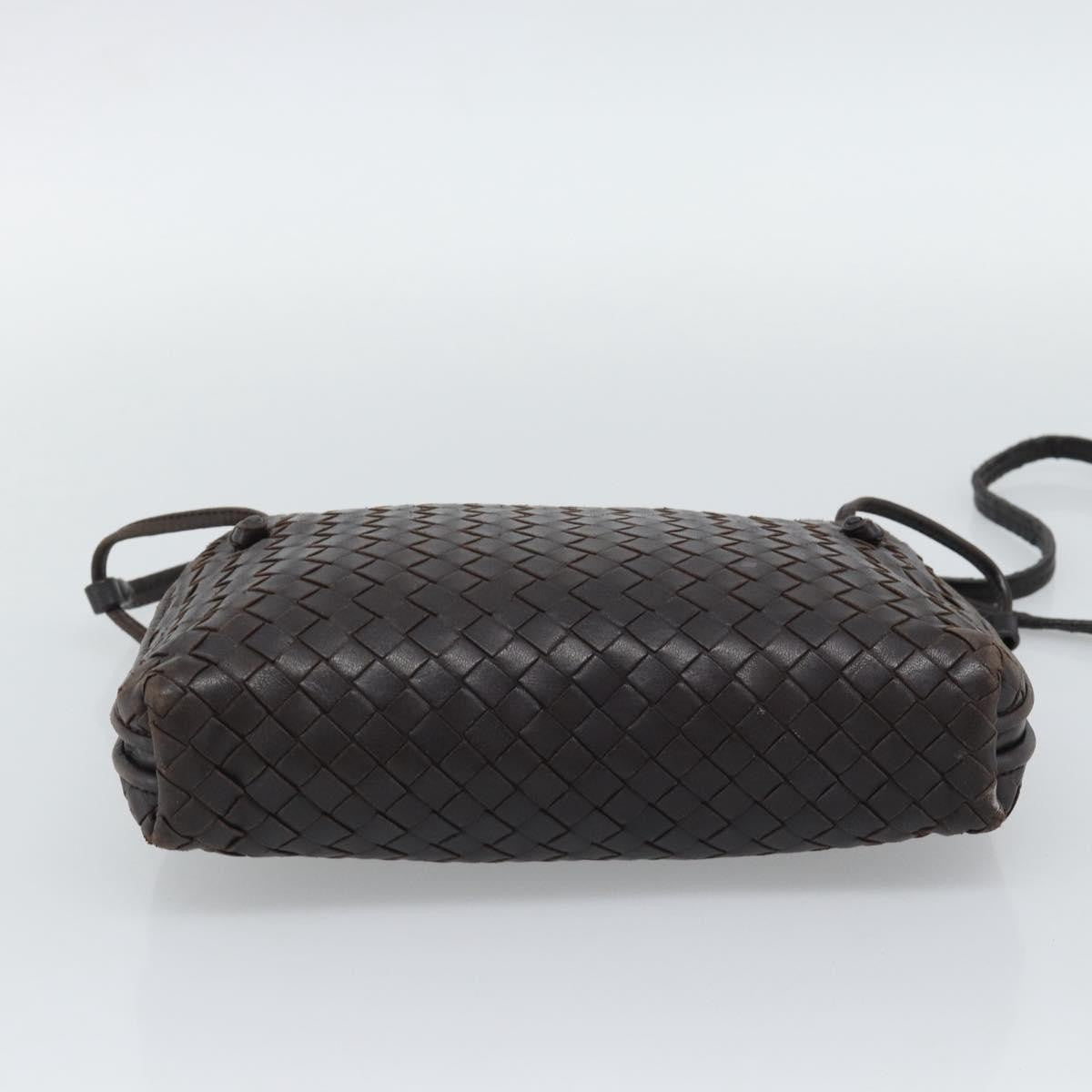 Bottega Veneta Nodini Intrecciato Nappa, Brown, Leather, Crossbody Bag