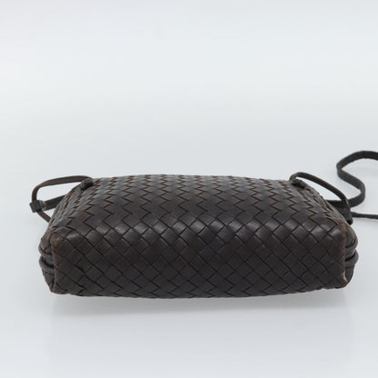 Bottega Veneta Nodini Intrecciato Nappa, Brown, Leather, Crossbody Bag