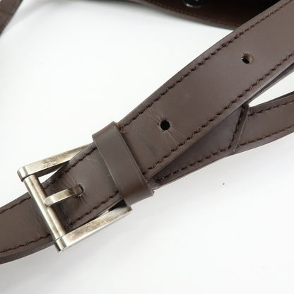 Louis Vuitton Mandara Epi Leather, Brown, Leather, Shoulder Bag