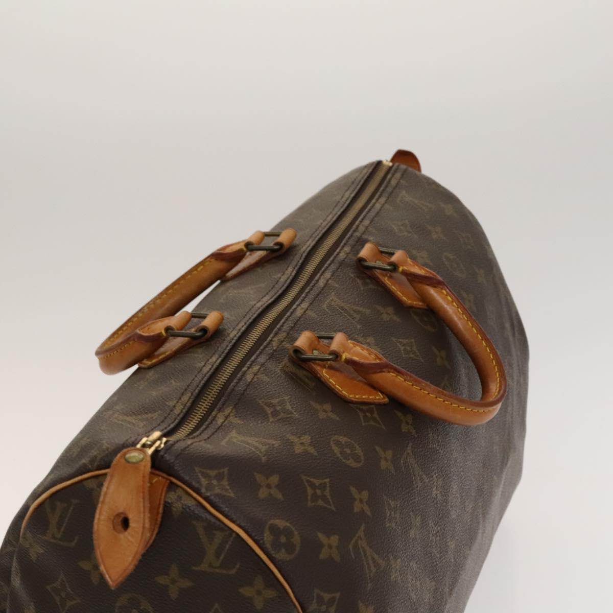 Louis Vuitton Speedy Handbag Monogram Canvas, BROWN, CANVAS, Handbag