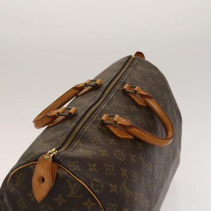 Louis Vuitton Speedy Handbag Monogram Canvas, BROWN, CANVAS, Handbag