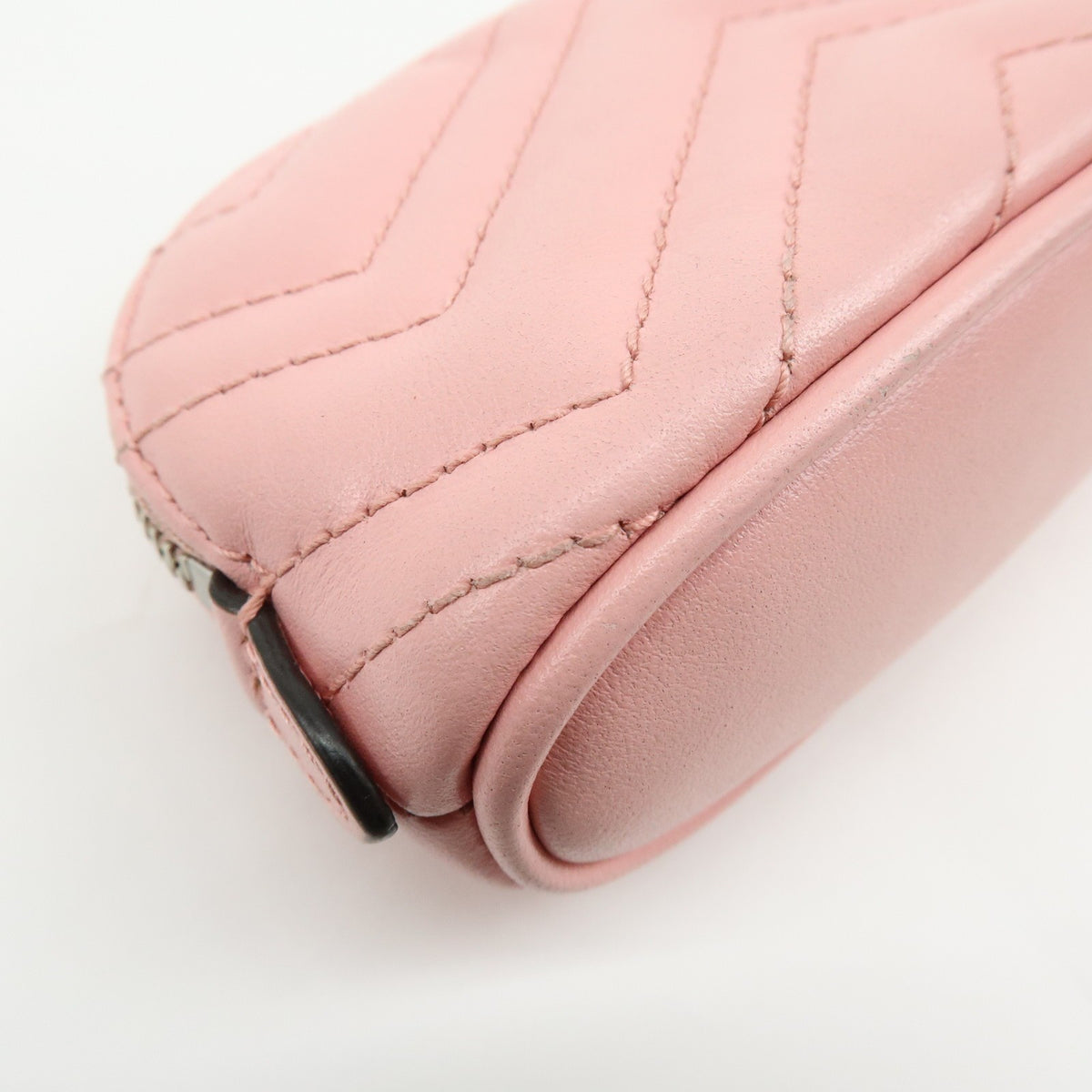 Gucci GG Marmont Key Matelasse Leather, Pink, Leather, Clutch