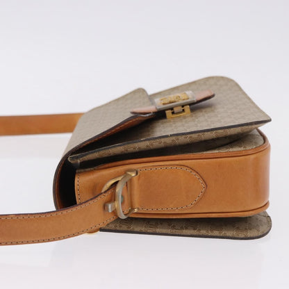 Celine Macadam Canvas, Beige, Canvas, Shoulder Bag