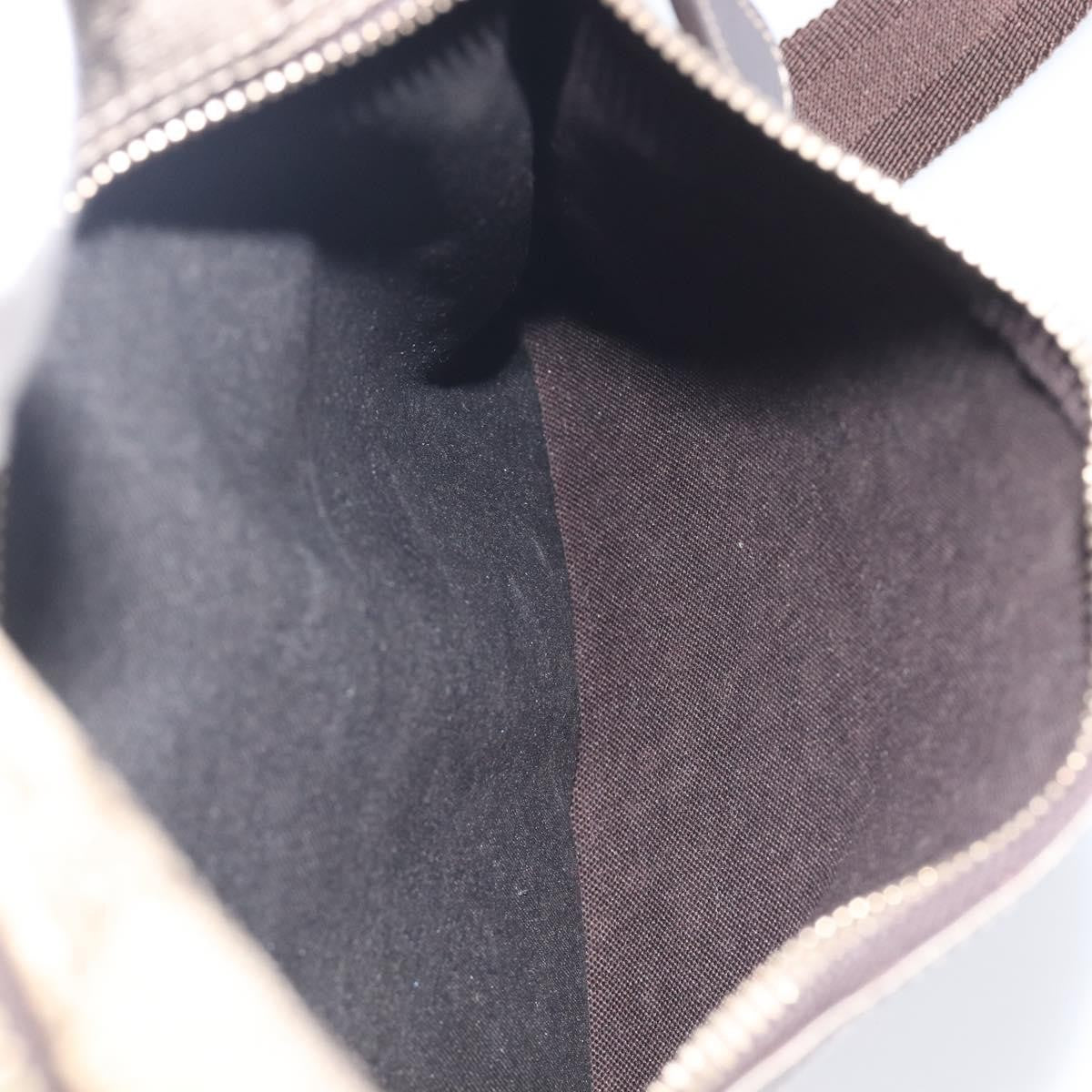 Gucci Front Zip Messenger GG Coated Canvas, Beige, Canvas, Crossbody Bag