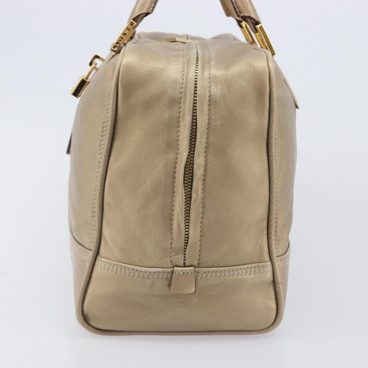 Loewe Amazona Leather, Gold, Leather, Handbag