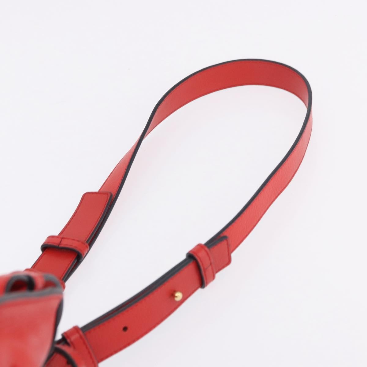 Loewe Hammock Leather, Red, Leather, Handbag