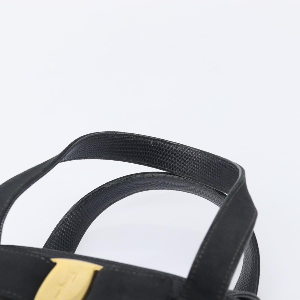 Salvatore Ferragamo Vara Bow Leather, Black, Leather, Crossbody Bag