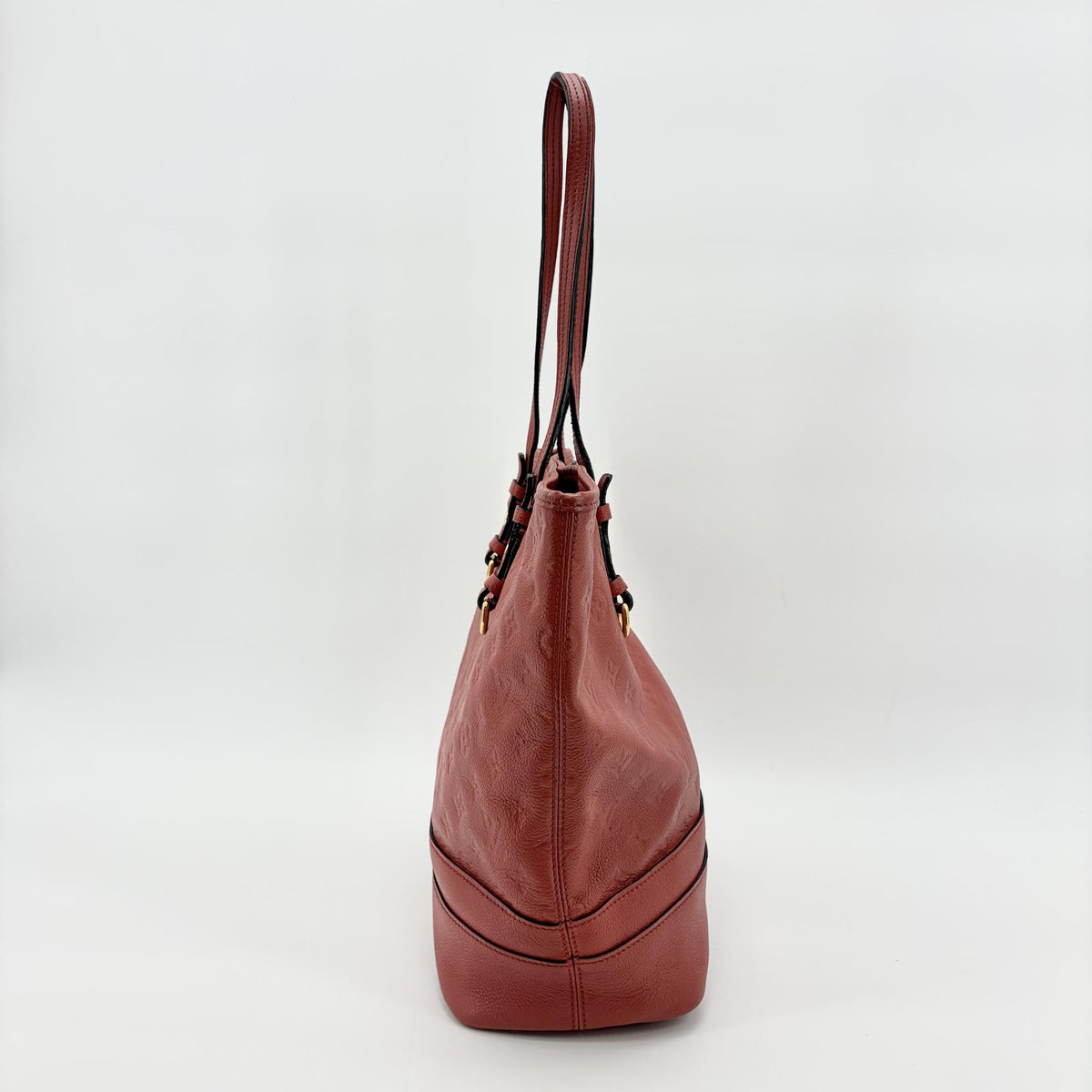 Louis Vuitton Citadine Monogram Empreinte Leather, Red, Leather, Handbag