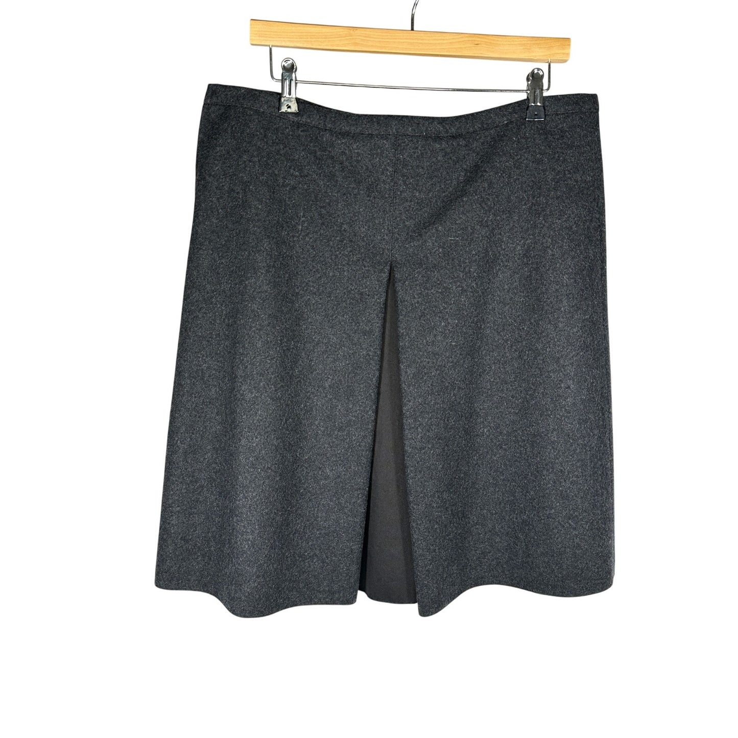 PRADA Virgin Wool Pleated Mini Skirt