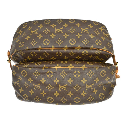 Louis Vuitton Saumur Monogram Canvas, Brown, Canvas, Shoulder Bag