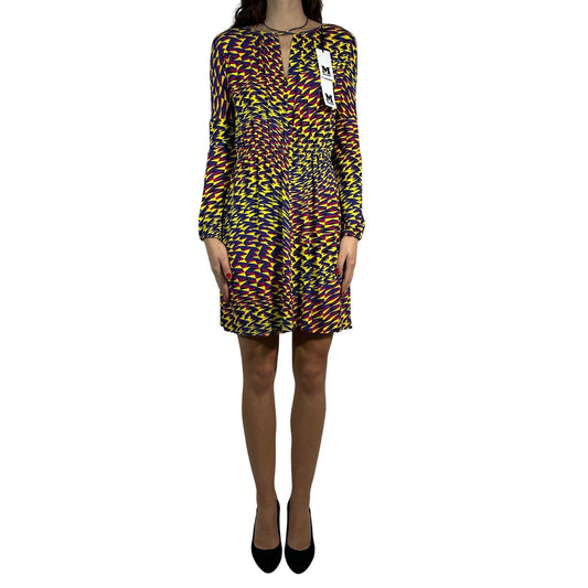 NEW MISSONI Zig Zag Long Sleeve Dress