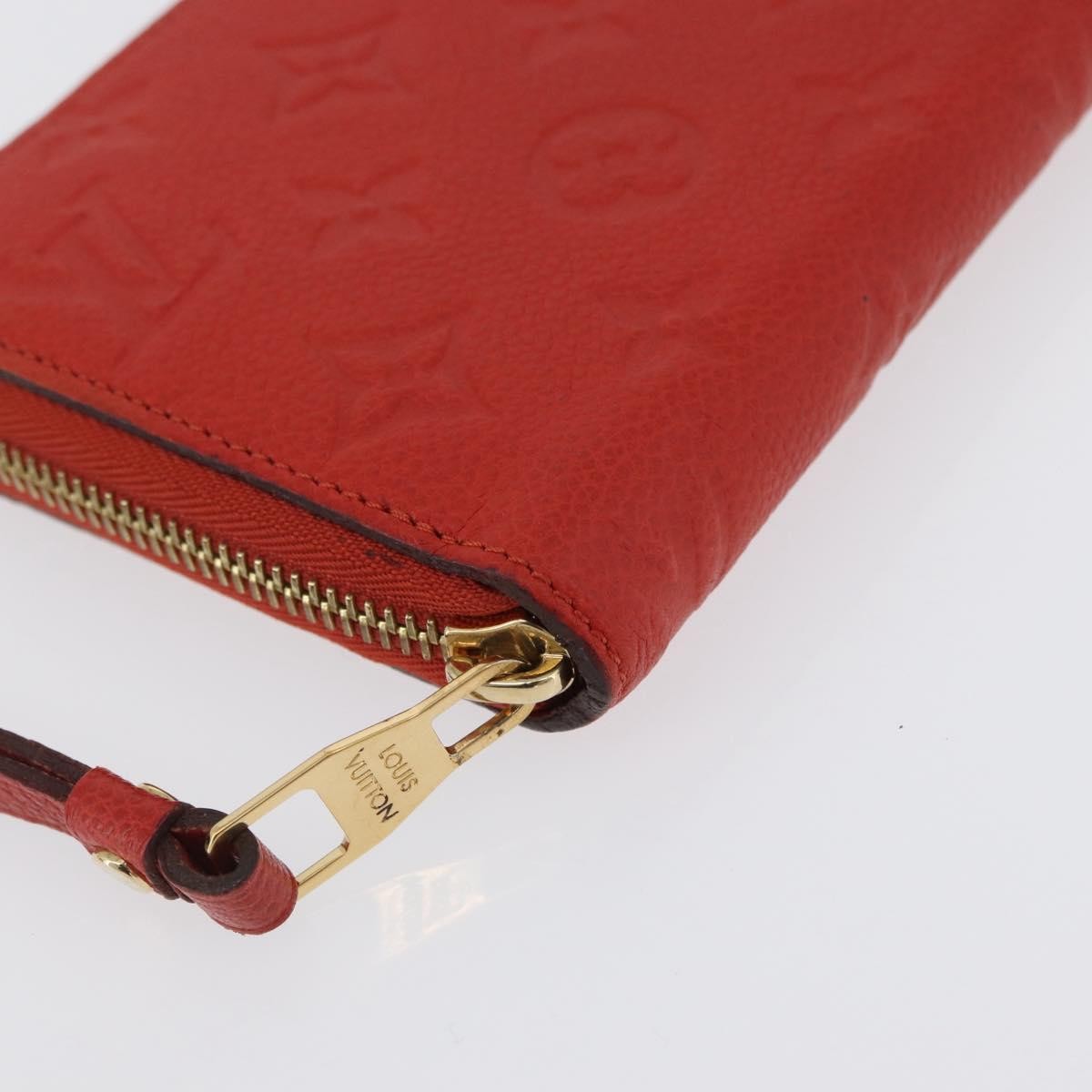 Louis Vuitton Portefeuille zippy Monogramme Empreinte Monogramme Empreinte, Orange, Leather, Wallet