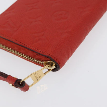 Louis Vuitton Portefeuille zippy Monogramme Empreinte Monogramme Empreinte, Orange, Leather, Wallet