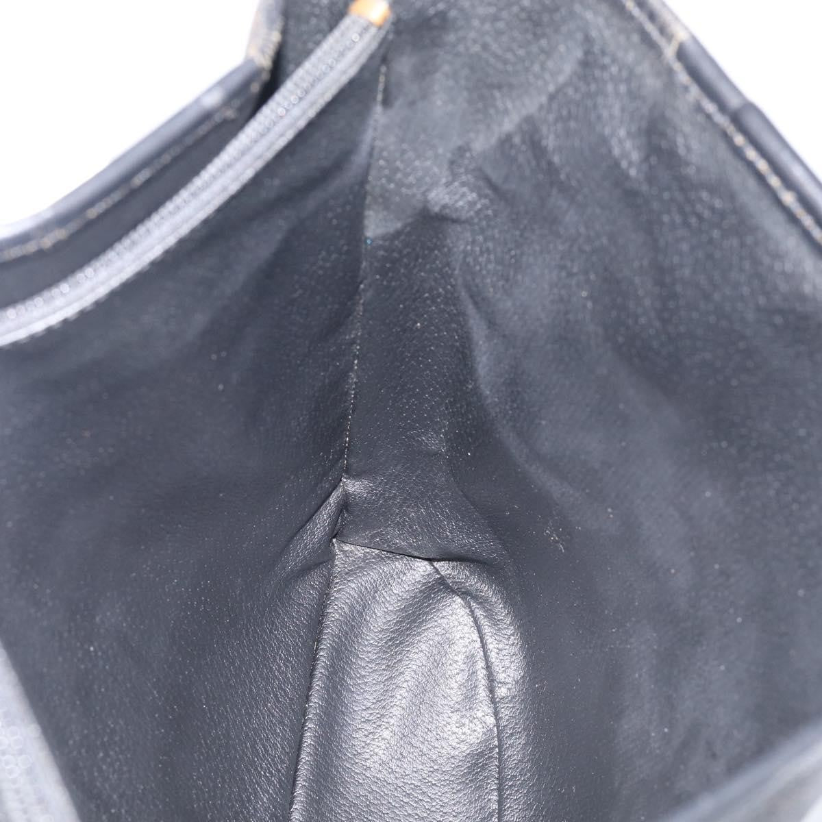 Celine C Macadam Tote PVC leather/ Macadam canvas, Black, Canvas, Shoulder Bag