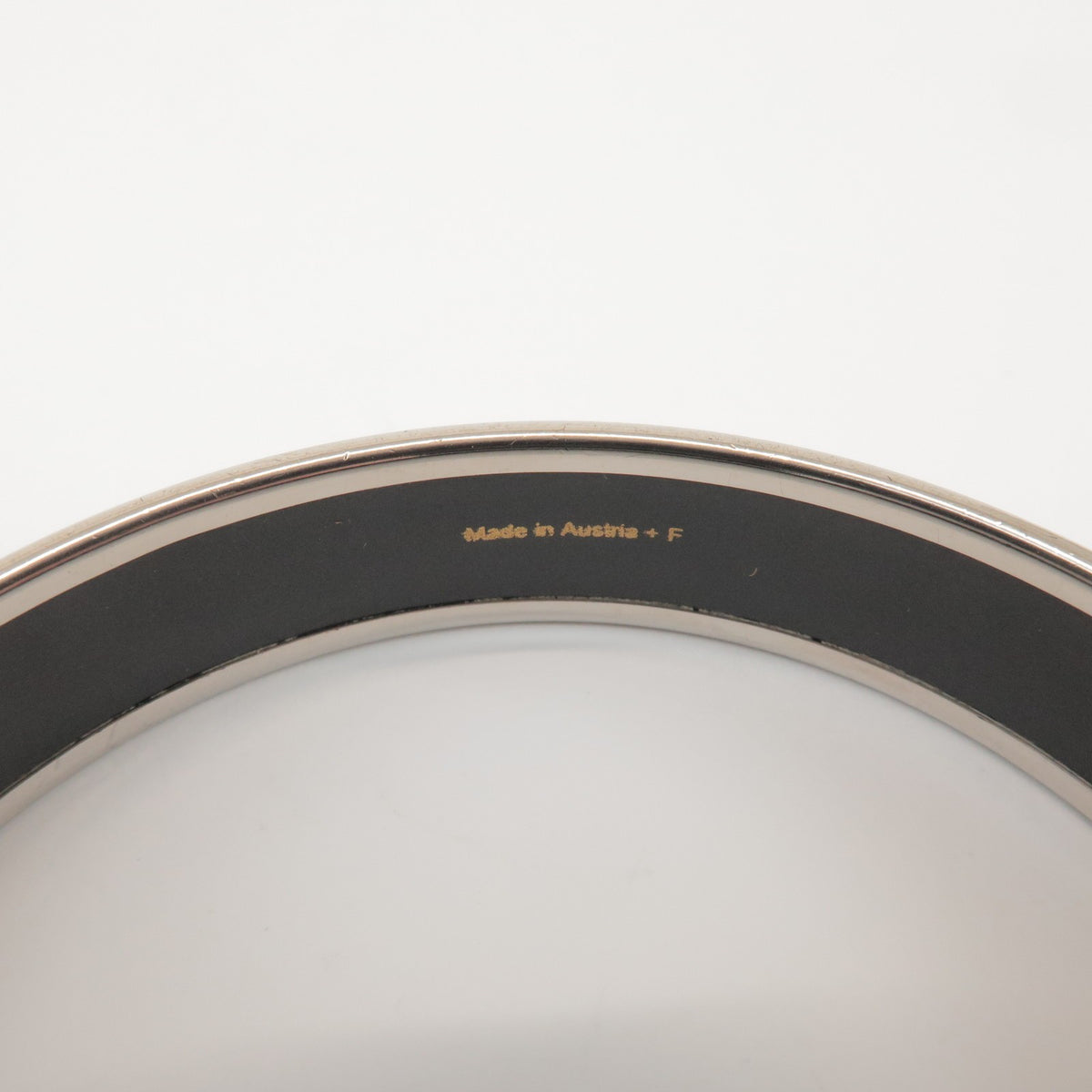 Hermes Caleche Bangle Enamel, Silver, Silver Plated, Bracelet