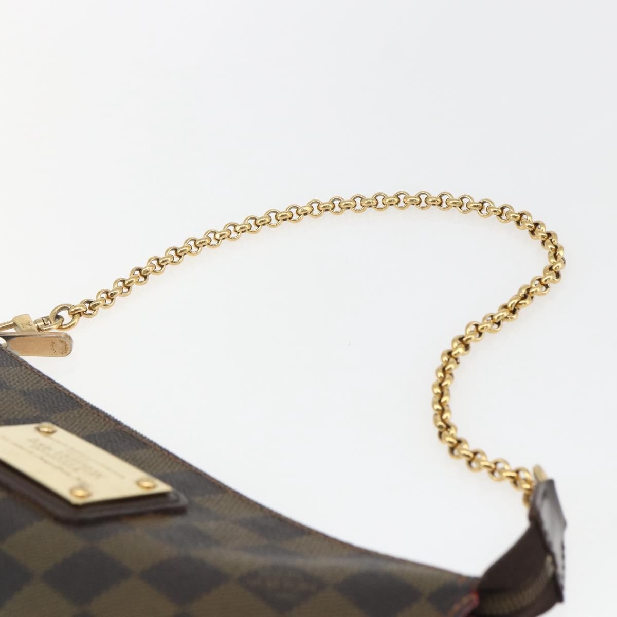Louis Vuitton Sophie Damier Ebene, Brown, Canvas, Clutch
