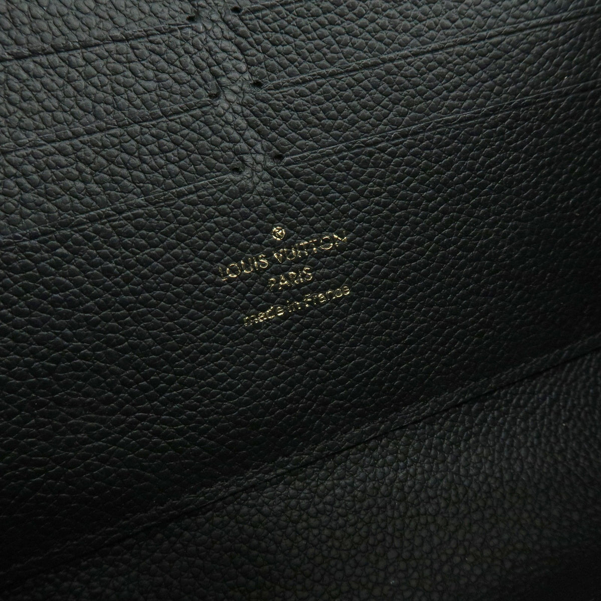 Louis Vuitton Vavin Chain Monogram Empreinte Leather, Black, Leather, Crossbody Bag
