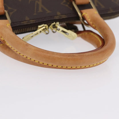 Louis Vuitton Alma Monogram Canvas, Brown, Canvas, Handbag