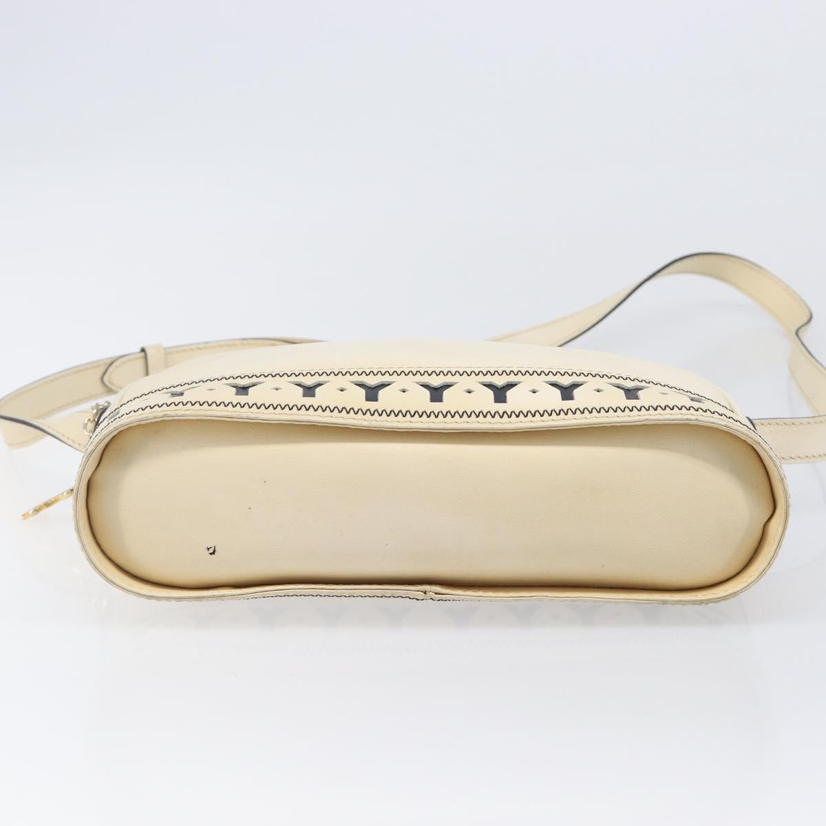 Saint Laurent Vintage Shoulder bag Leather, Beige, Leather, Shoulder Bag