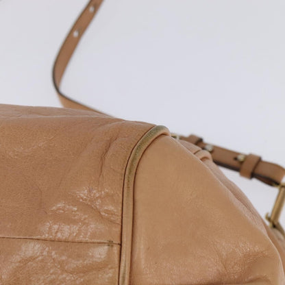 Chloe Ethel Leather, Beige, Leather, Handbag