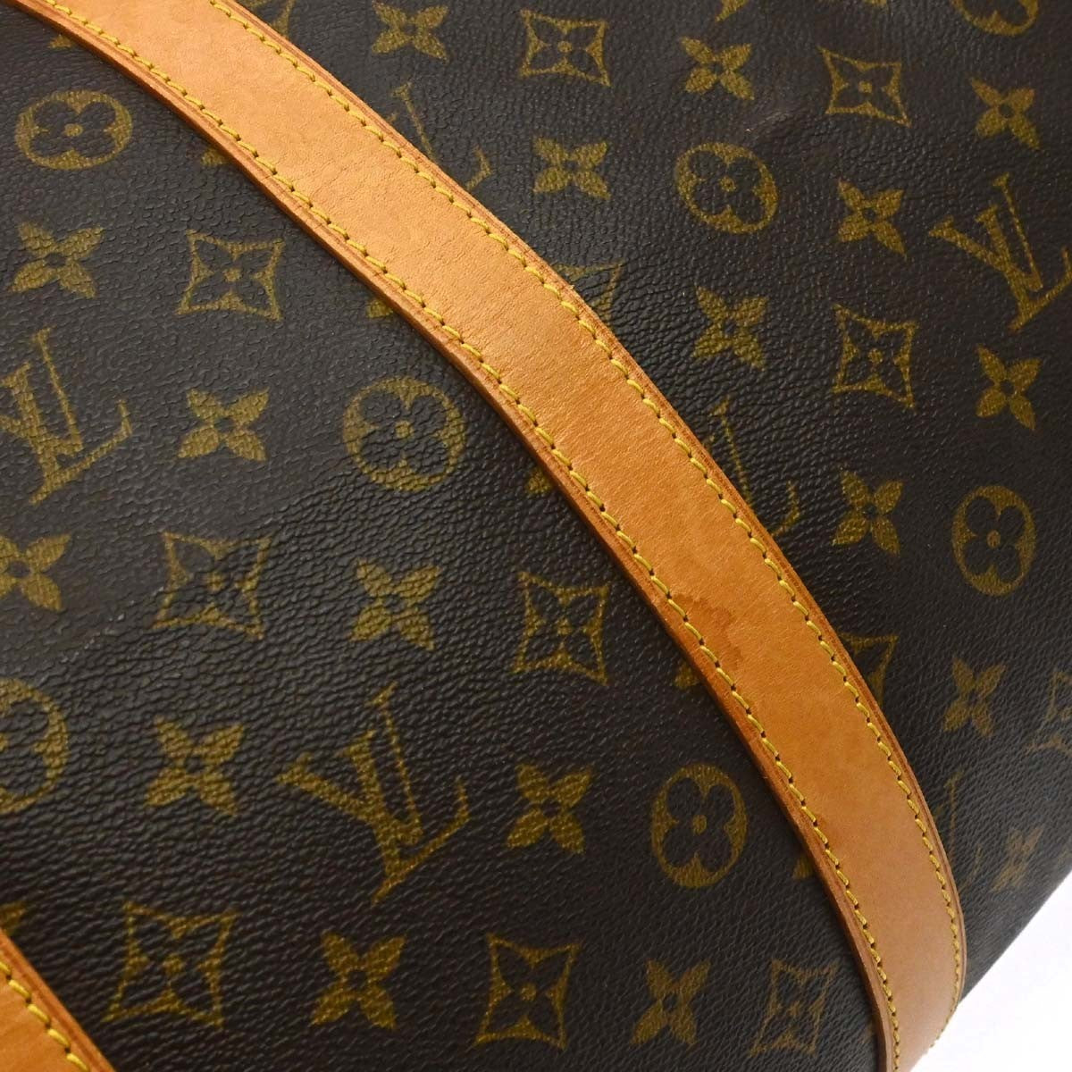 Louis Vuitton Keepall Monogram Canvas, Brown, Canvas, Travel Bag