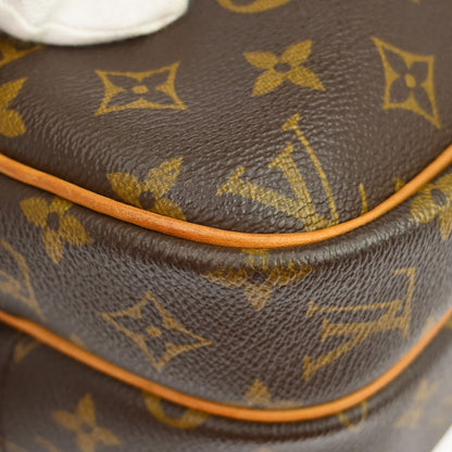 Louis Vuitton Reporter Monogram, Brown, Canvas, Shoulder Bag